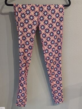 Kari Traa Base layer Leggings Printed Size Small Outdoors Snow Hiking